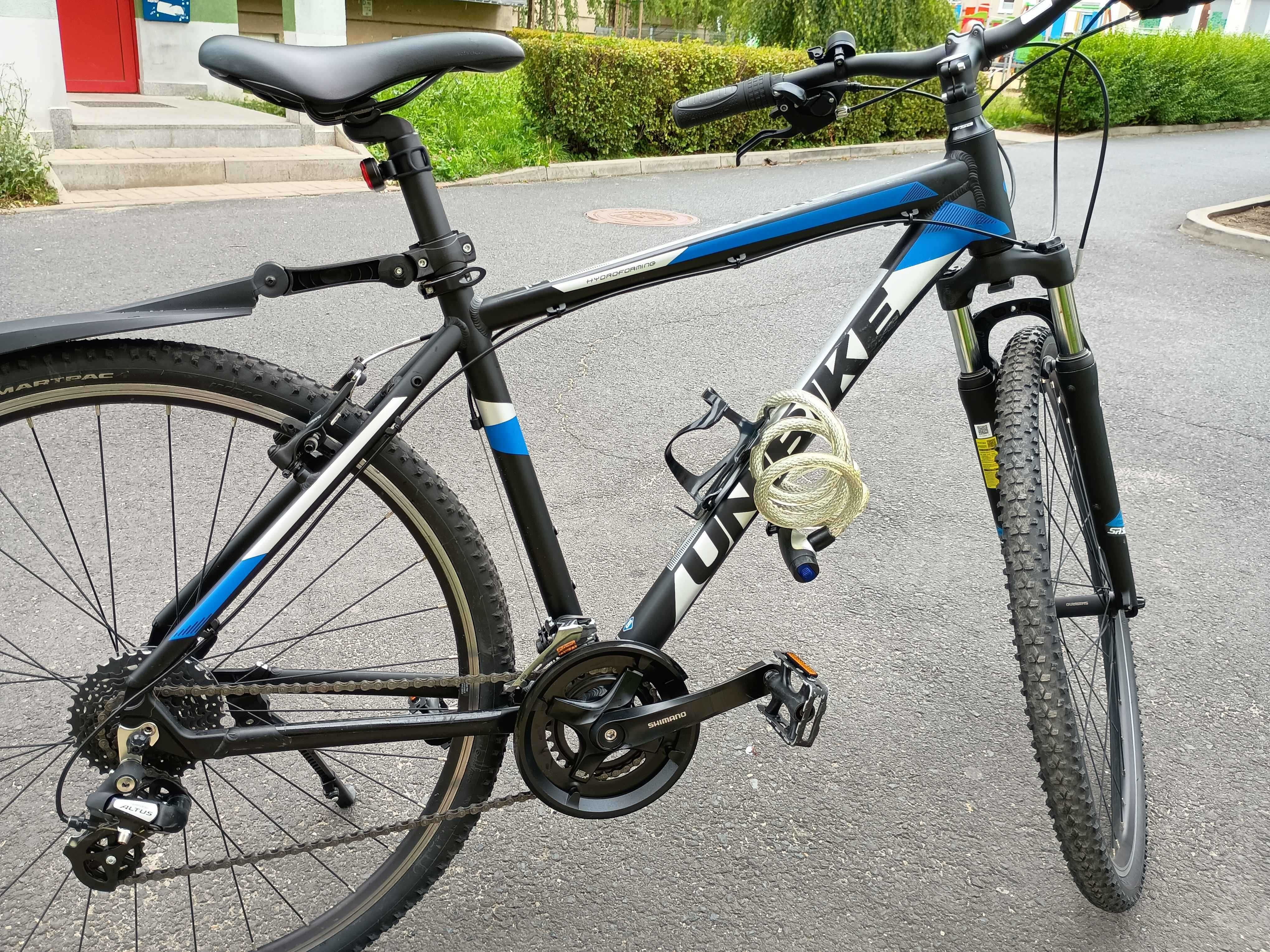 Rower cross Unibike Prime 19" niebiesko-czarny