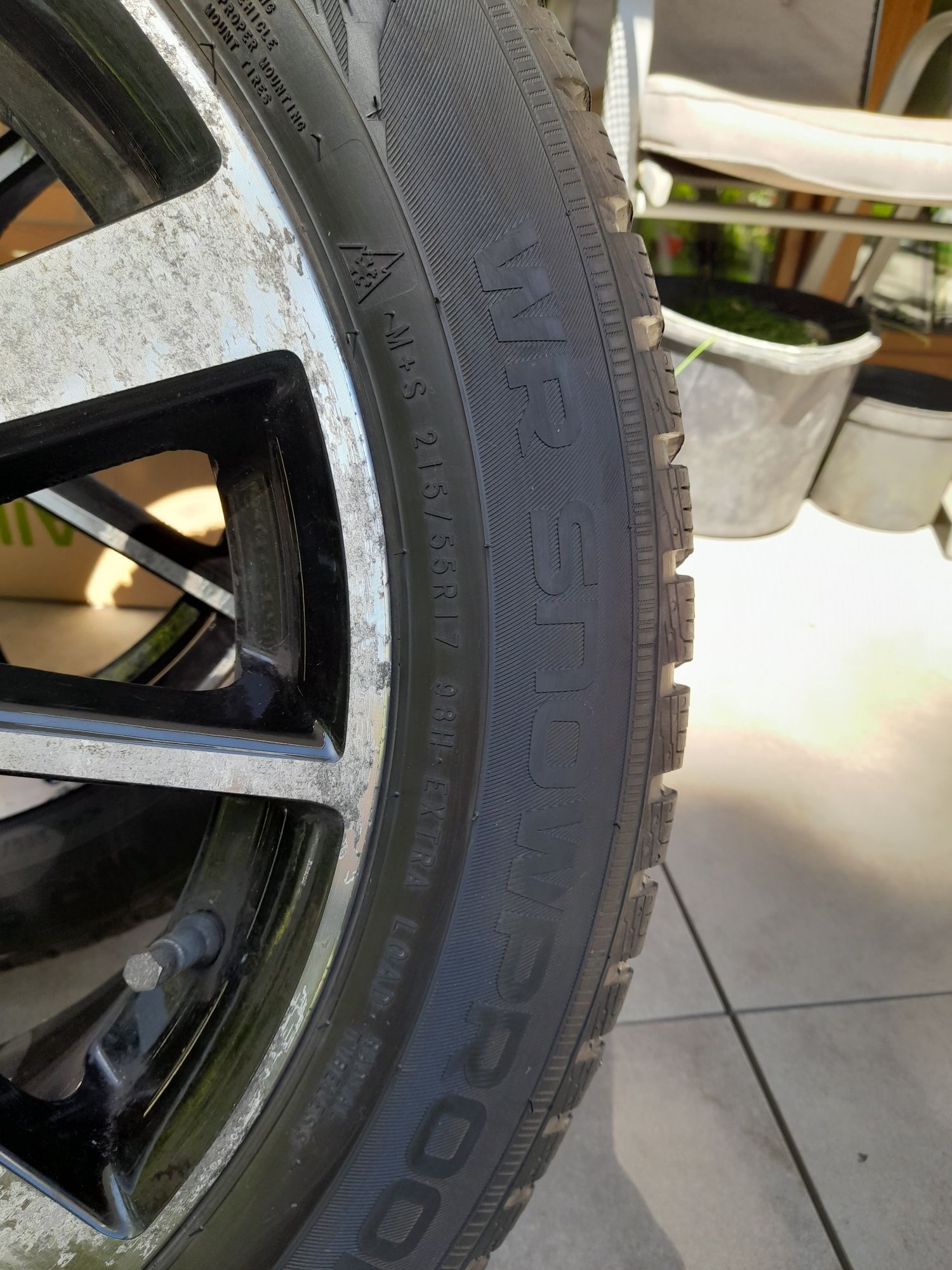 Alufelgi 17"+ opony zimowe 215/55R17