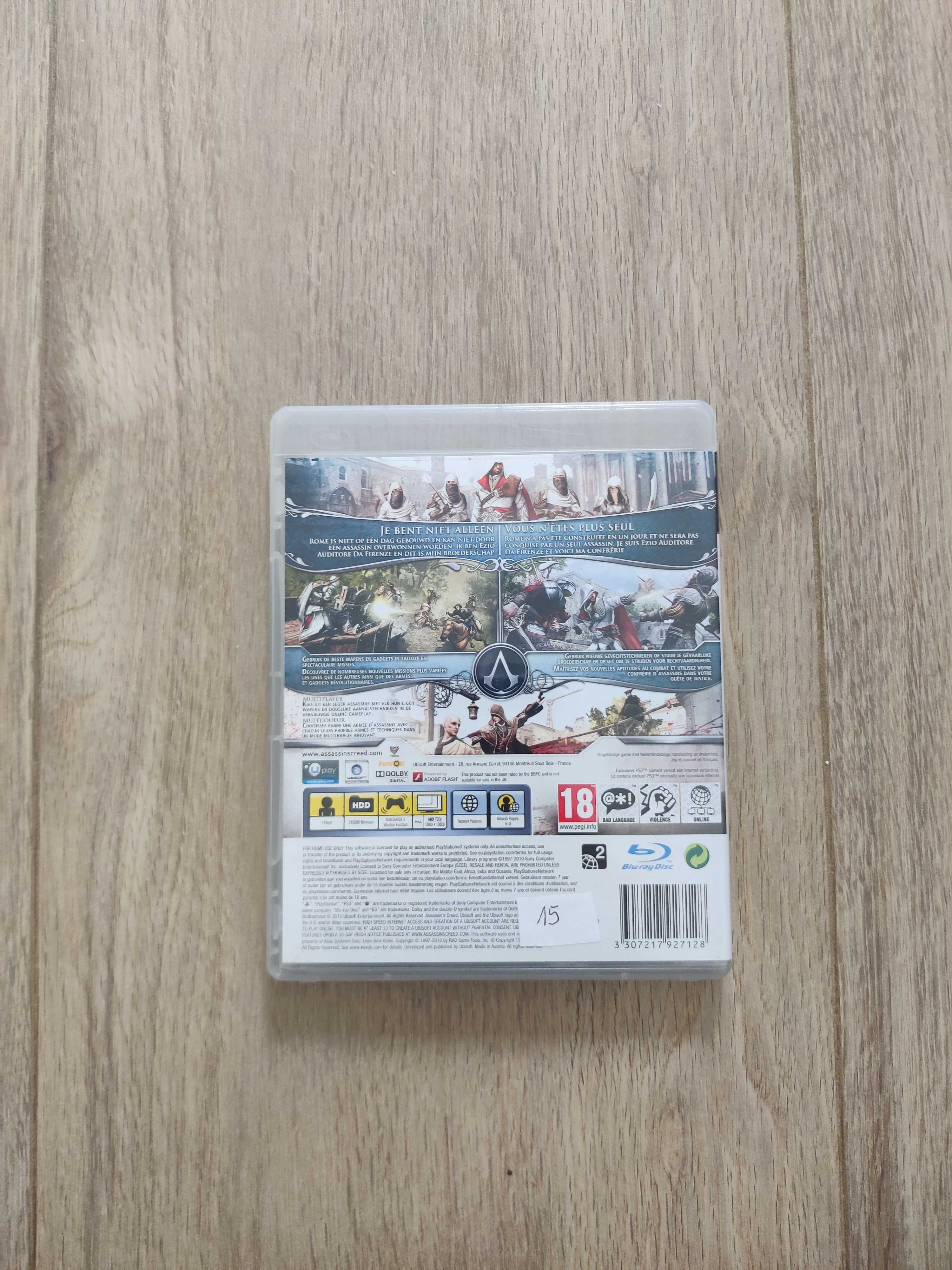 Gra Ps3 / Ps 3-  Assasin's creed brotherhood ( język ANG)