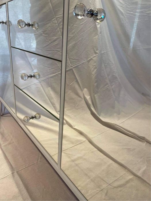 Komoda lustrzana biala, z lustra, hairpin, glamour, POLECAM!!!