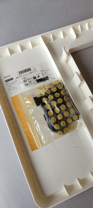 Krzesełko do karmienia Ikea Antilop + podnóżek i pokrowiec na krzesło