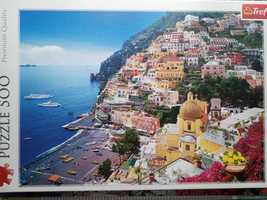 Puzzle 500 sztuk Krajobraz Włochy Positano
