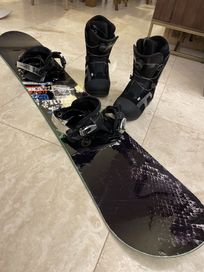 Okazyjnie: zestaw snowboardowy meski ( decha + wiązania + buty )