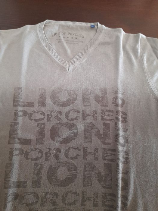 Camisola da Lion of Porches, tamanho L, 100% algodão,  em bom estado,