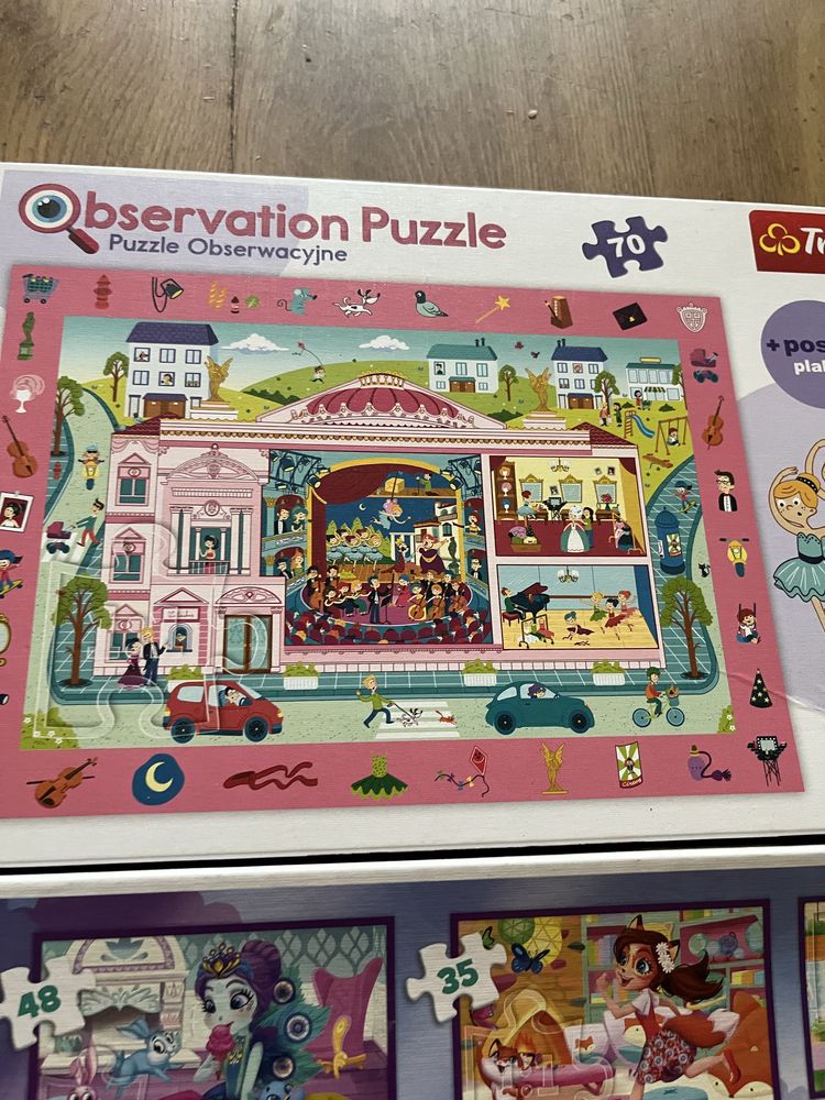 Zestaw puzzli dziewczynka