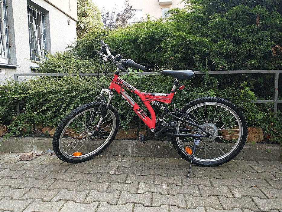 Rower Kross Grand B-150 przerzutki shimano górski czerwony 24" cale