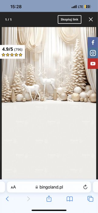 Tło świąteczne do zdjęć.