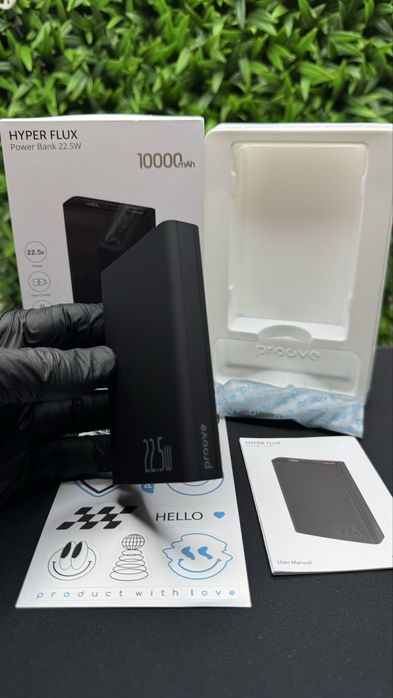 Портативна Батарея Proove Hyper Flux 22.5W 10000mAh, black