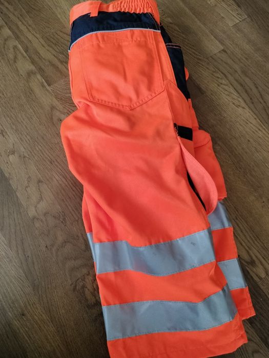 Spodenki robocze odblaskowe pomarańczowe HP  nowe nie używane