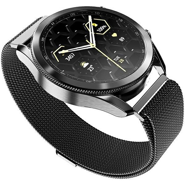 Mercury pasek Mesh Apple Watch 42/44/45mm czarny/black