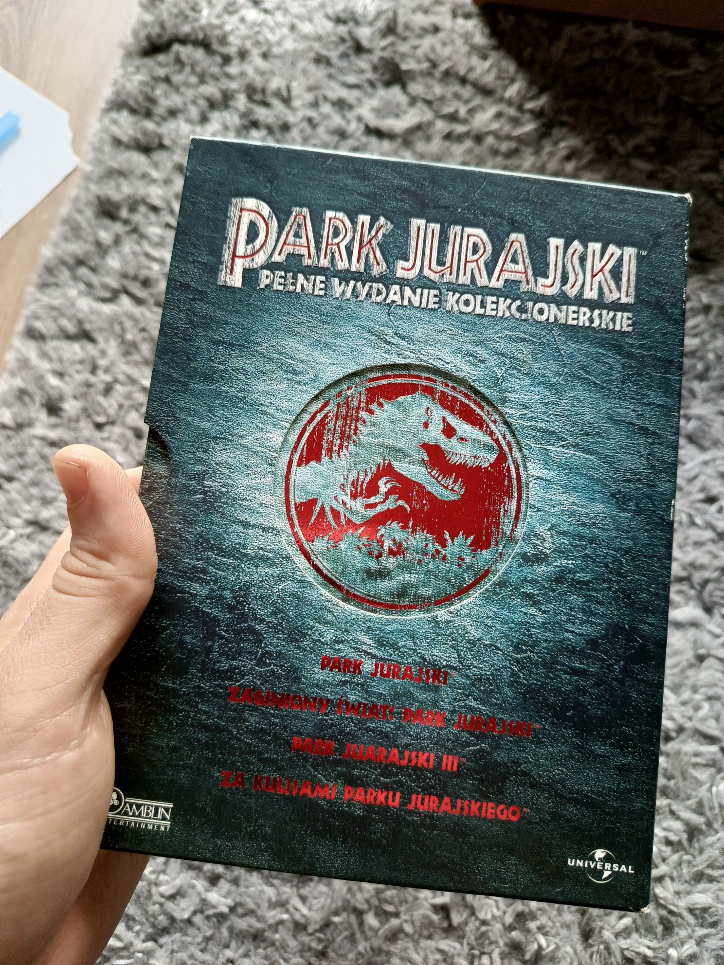 Park Jurajski pełne wydanie kolekcjonerskie dvd