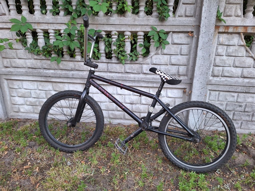 Rower bmx własnoręcznie malowany