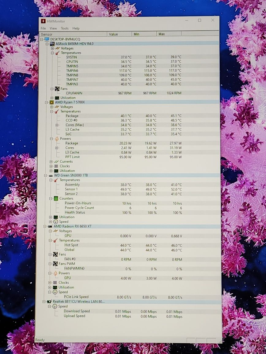 Komputer gamingowy 5700X / 16RAM / RX 6650XT / 1TB / WIN 10 Pro