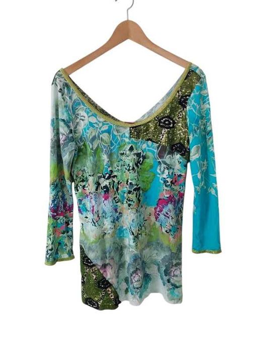 Save The Queen kolorowa bluzka L