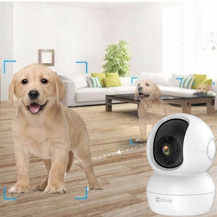 Mini Kamera z Głośnikiem WiFi Obrotowa Wewnętrzna Elektroniczna Niania