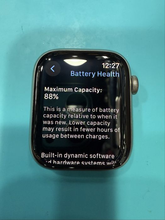 Apple watch 7 45mm titanium silver