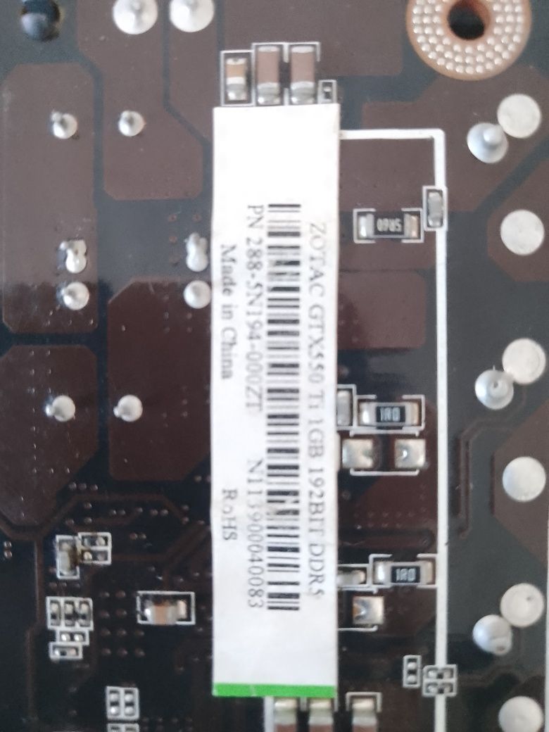 Karta graficzna NVIDIA GeForce GTX 550TI 1GB DDR5