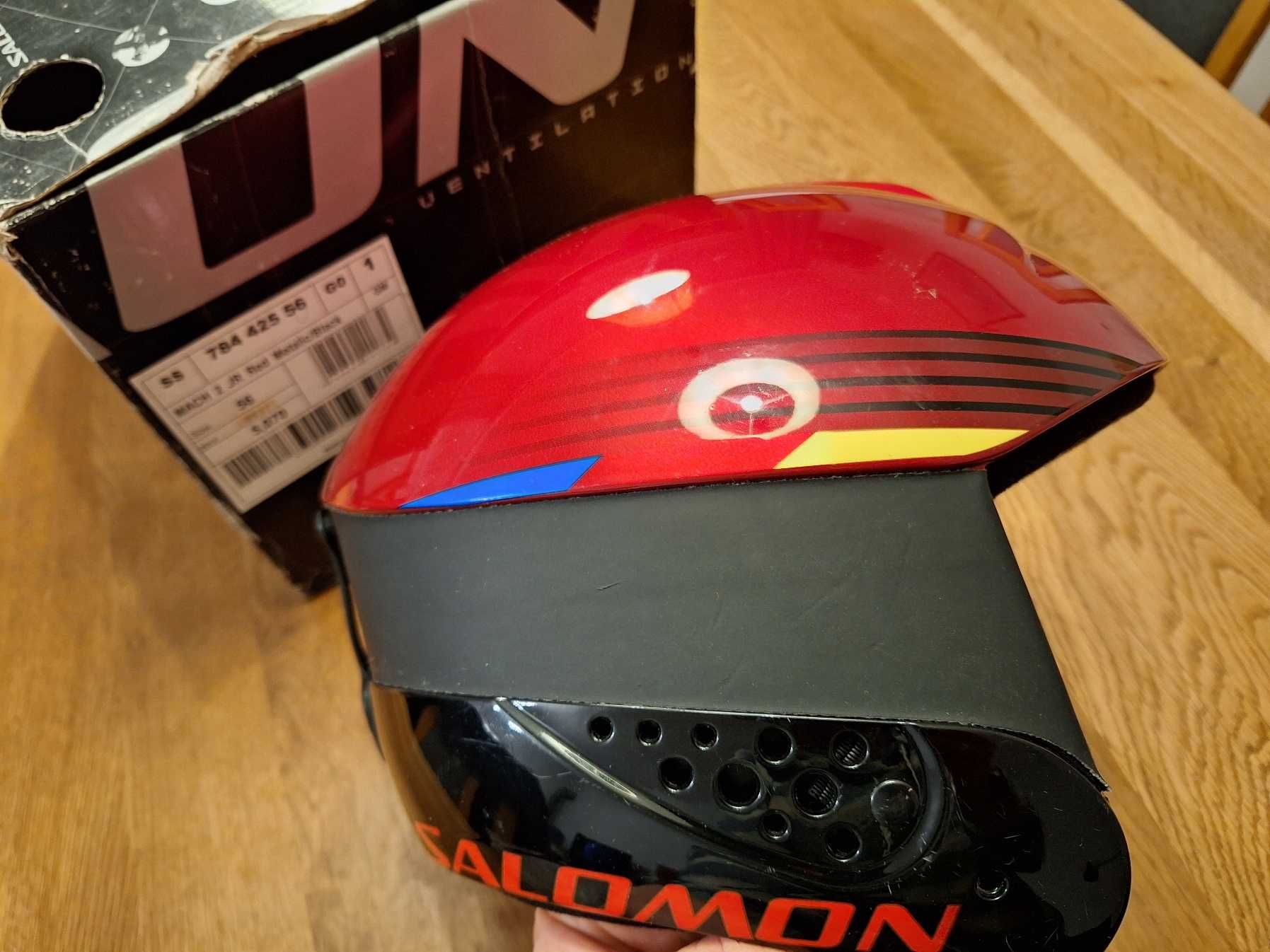 Kask narciarski Salomon Mach 2 JR, rozmiar 56