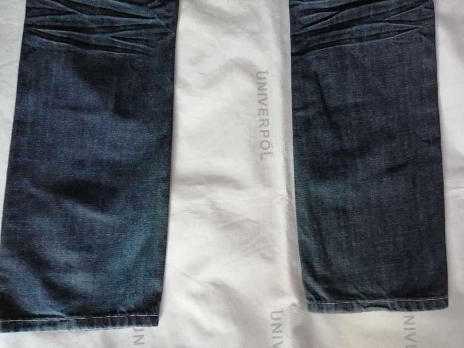 CROSSHATCH Black Label Spodnie Jeans Męskie 30L Bawełna Dżinsy