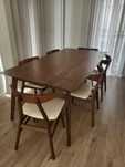 Conjunto mesa jantar + 6 cadeiras de jantar