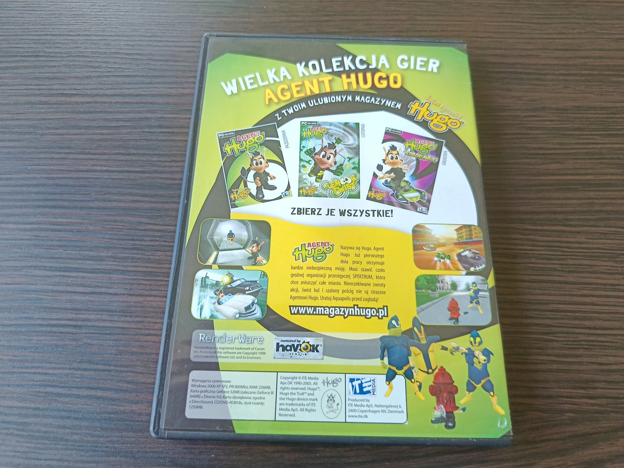 Gra komputerowa agent hugo