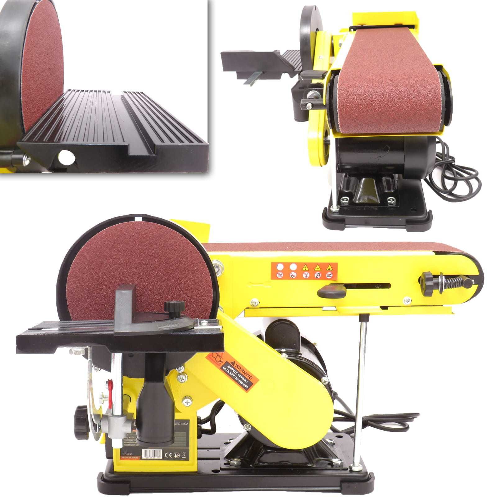 KRAFT&DELE Szlifierka Stołowa Taśmowa Talerzowa 650w Czołowa KD5296