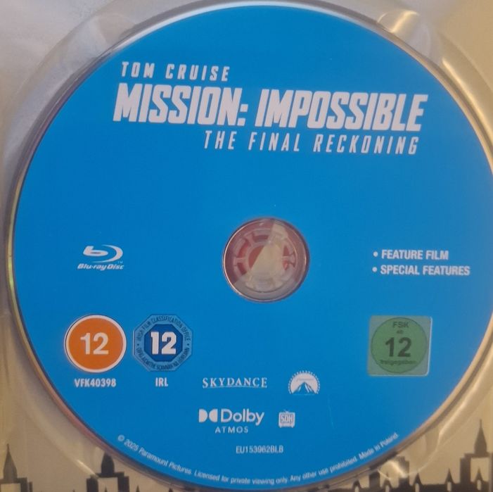 Mission impossible final reckoning blu ray pl Tom Criuse