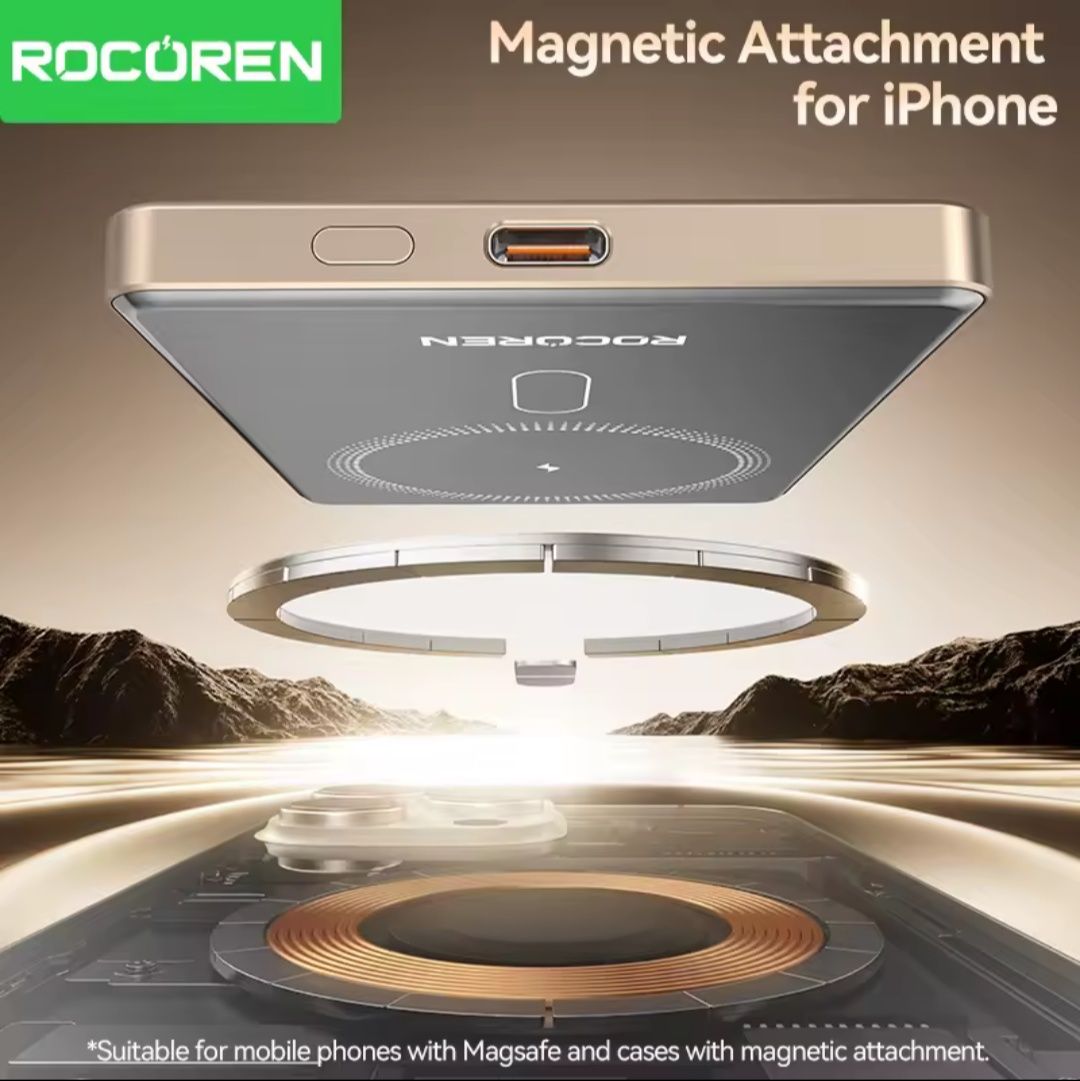Rocoren 10000 mAh magnetic power bank
