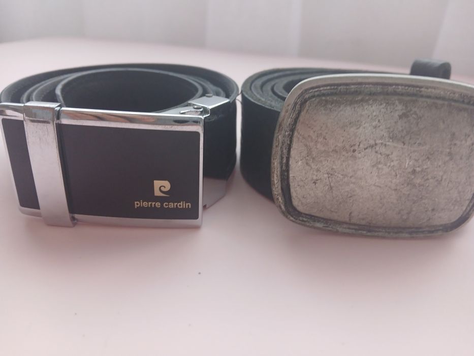 Кожаные ремни Pierre cardin