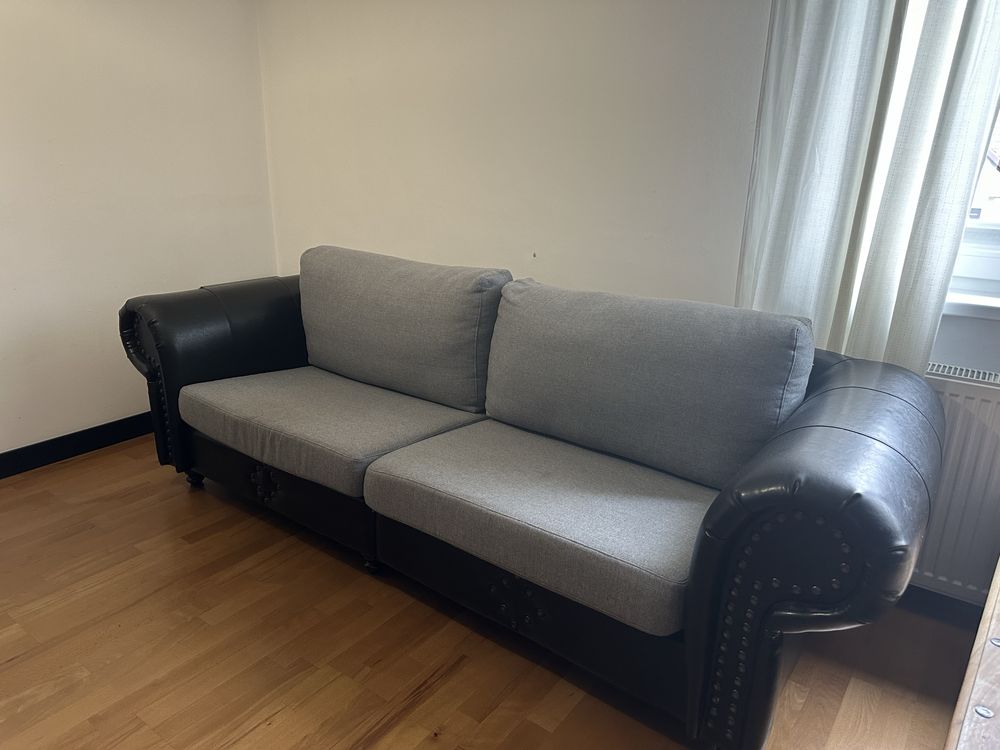 Sofa skorzana w stylu angielskim