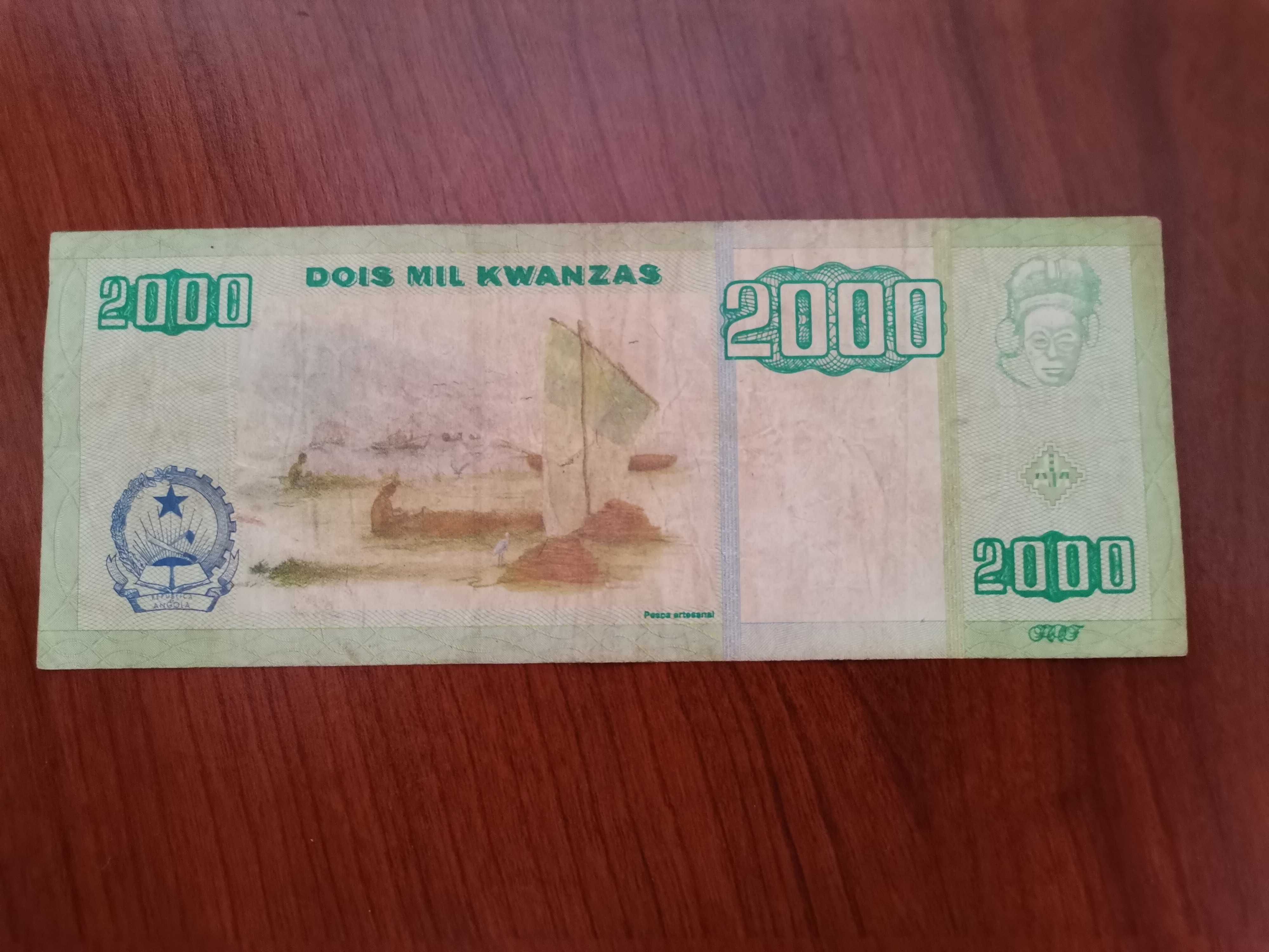 Nota de 2000 kwanzas de Angola