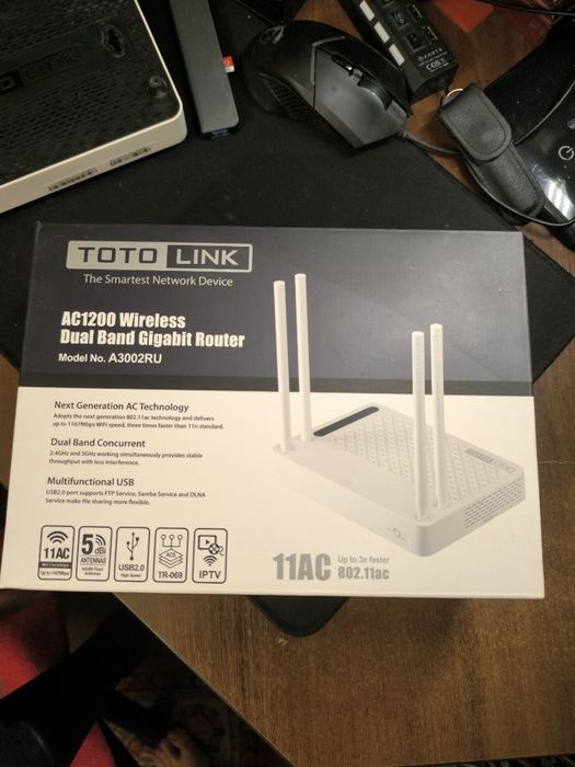 Продам роутер ТОТО LINK A3002RU