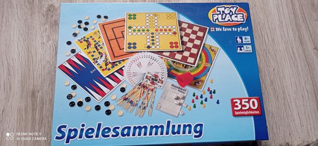 Zestaw gier w wersji niemieckojęzycznej.