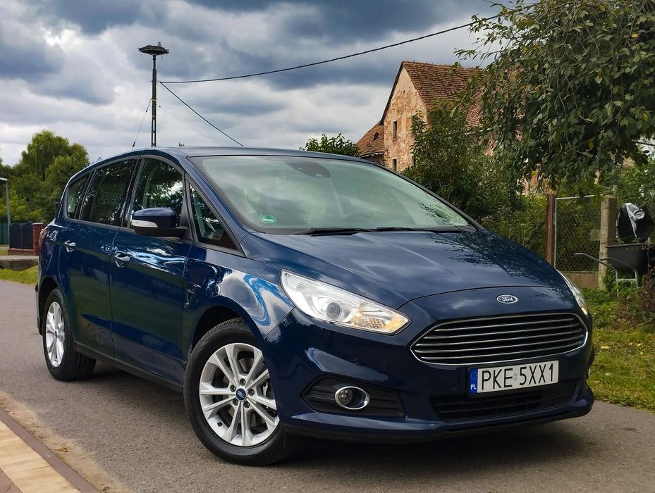 Ford S-Max Nowy Silnik Bezwypadkowy 7osób Kamera Cofania Asystenci Czyta Znaki