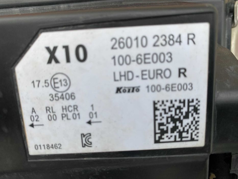 Renault Zoe II Lift 22- Lampy Full Led Pure Vision Lewa Prawa