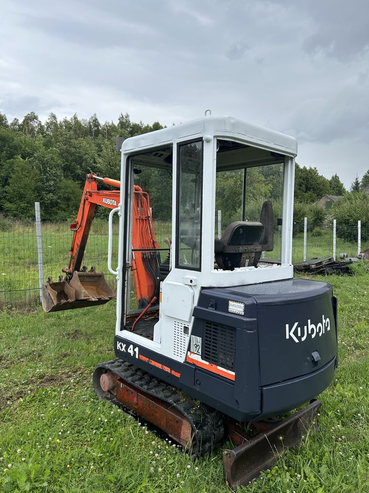Minikoparka koparka kubota kx41 jcb yanmar