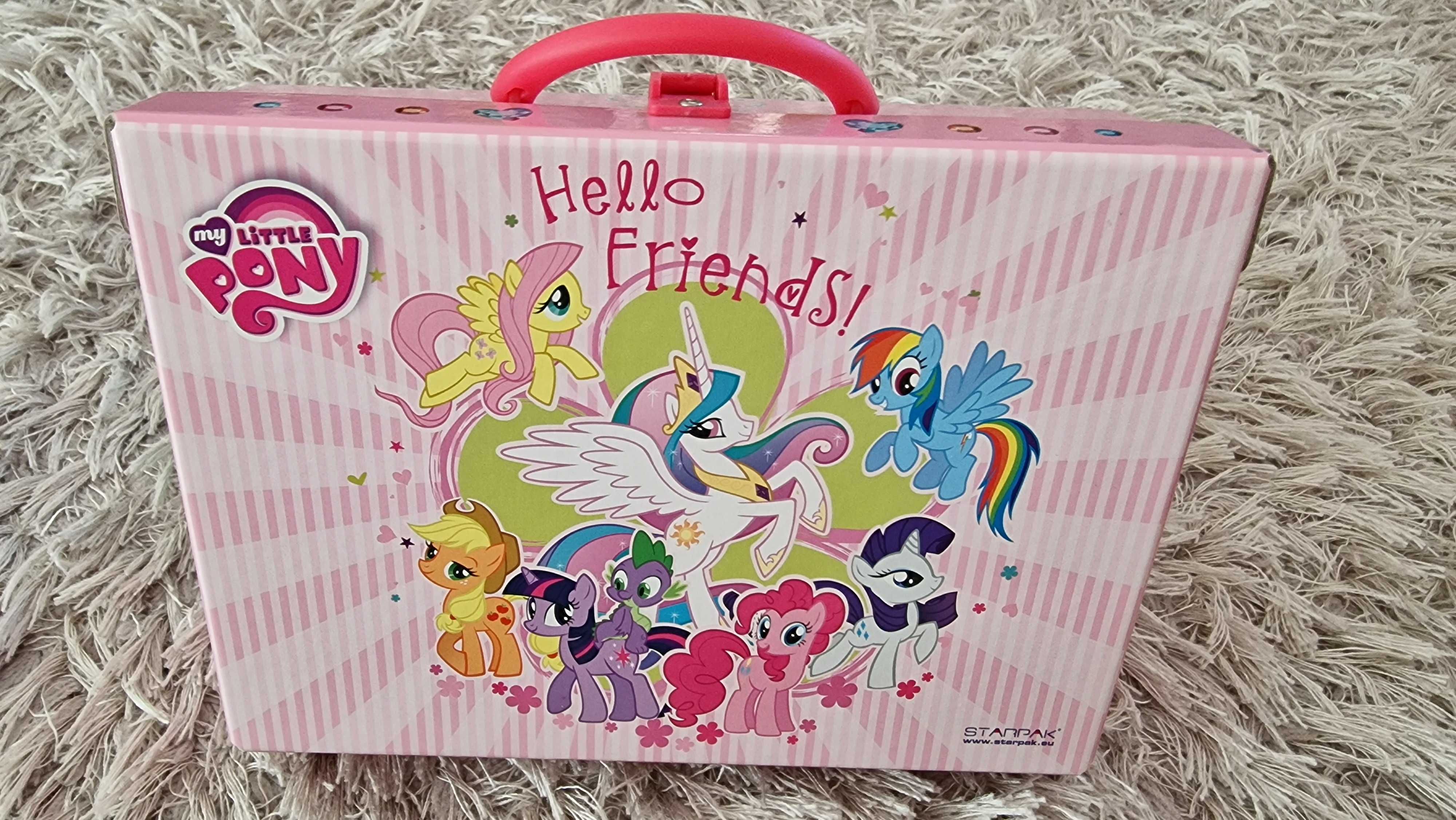 My Little Pony Hello Friends zamykane pudełko / walizka nowe