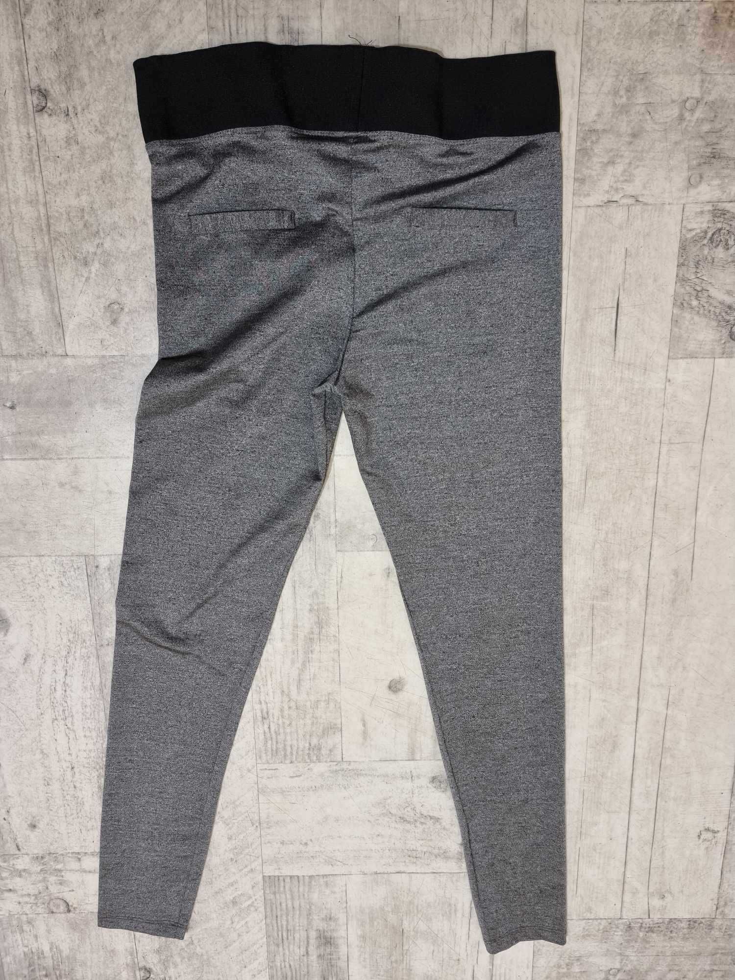Spodnie legginsy Vila M srebrzyste eleganckie jakość premium