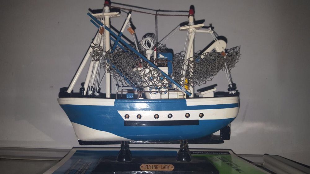 Barco de madeira Artesanal