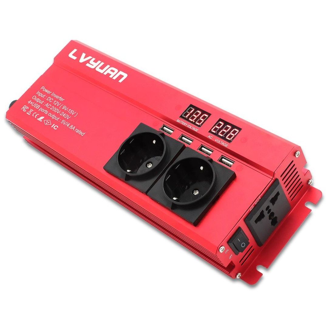 Инвертор LVYUAN 12/220V 1600W/6000W