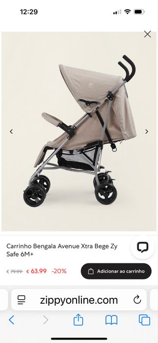 Carrinho de bebé Zippy