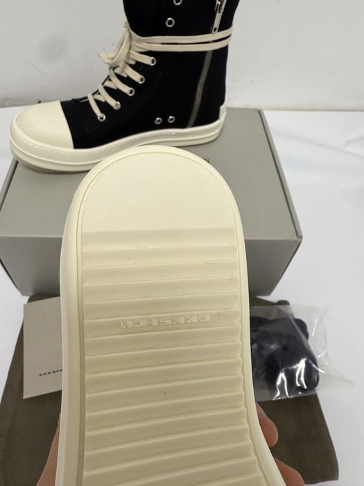 кеды Rick Owens Ramones high DRKSHDW 42 43 raf simons