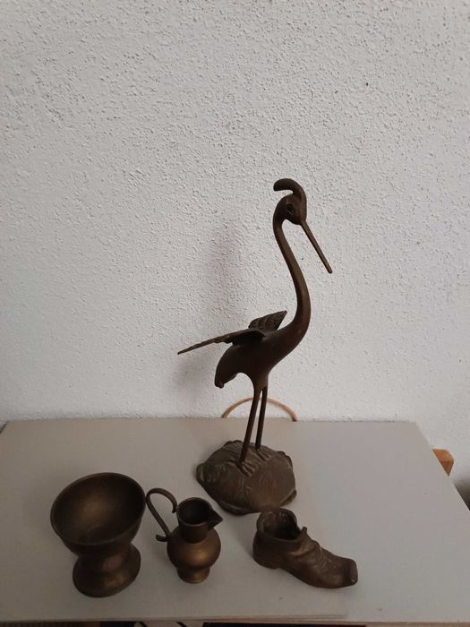 peças decorativas em latão