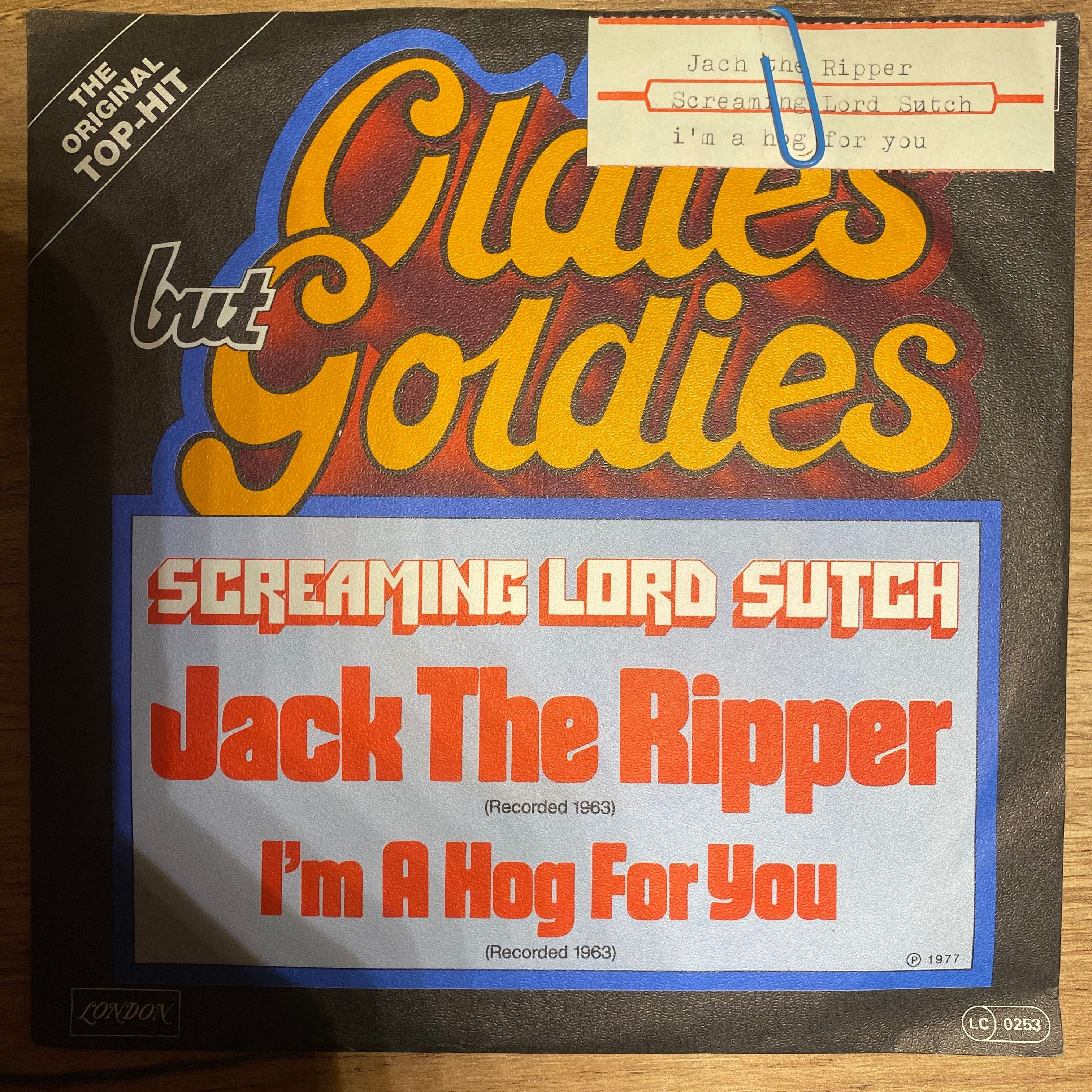 Screaming Lord Sutch - Płyta winylowa 7" - 1970