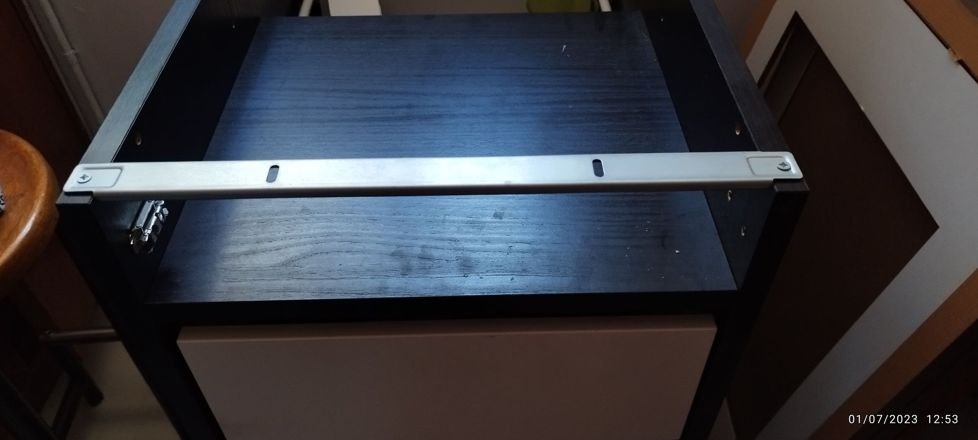 Módulo 40 cm IKEA metod preto+acessórios
