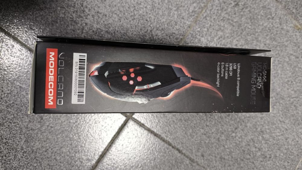 Rato Gaming Volcano MC-GMX1 3200DPI, 6 botões