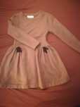 Vestido castanho 3/4 anos