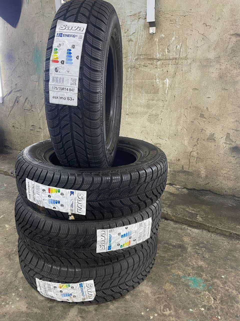 Шины Sava Eskimo S3+ 175/70 R14 84T Новые 4шт Комплект Зима