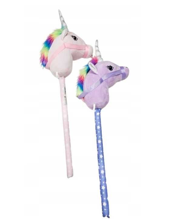 Koń na kiju zabawka głowa konia hobby horse z dźwiękiem