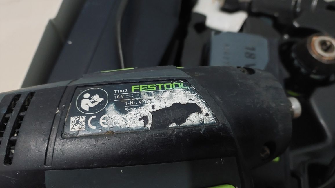 Акумуляторний дриль-шуруповерт Festool T 18+3 C